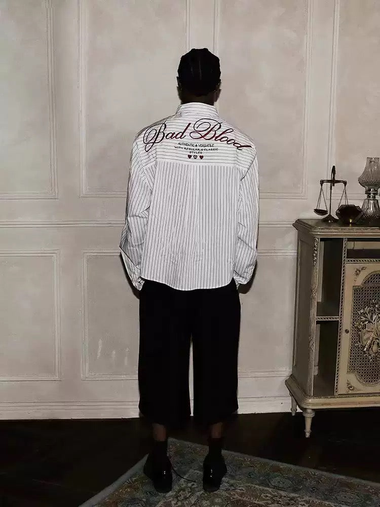 Bad Blood Studios Stripe Shirt