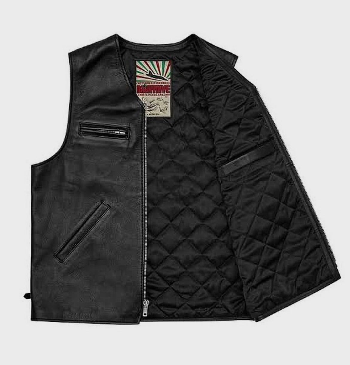 Crtz Skydive Leather Vest