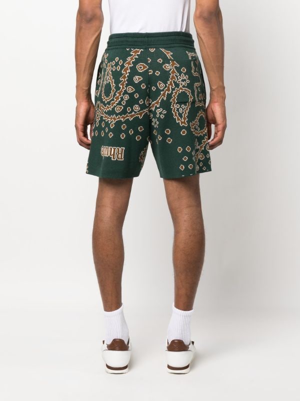 Rhude Intarsia Paisley Shorts