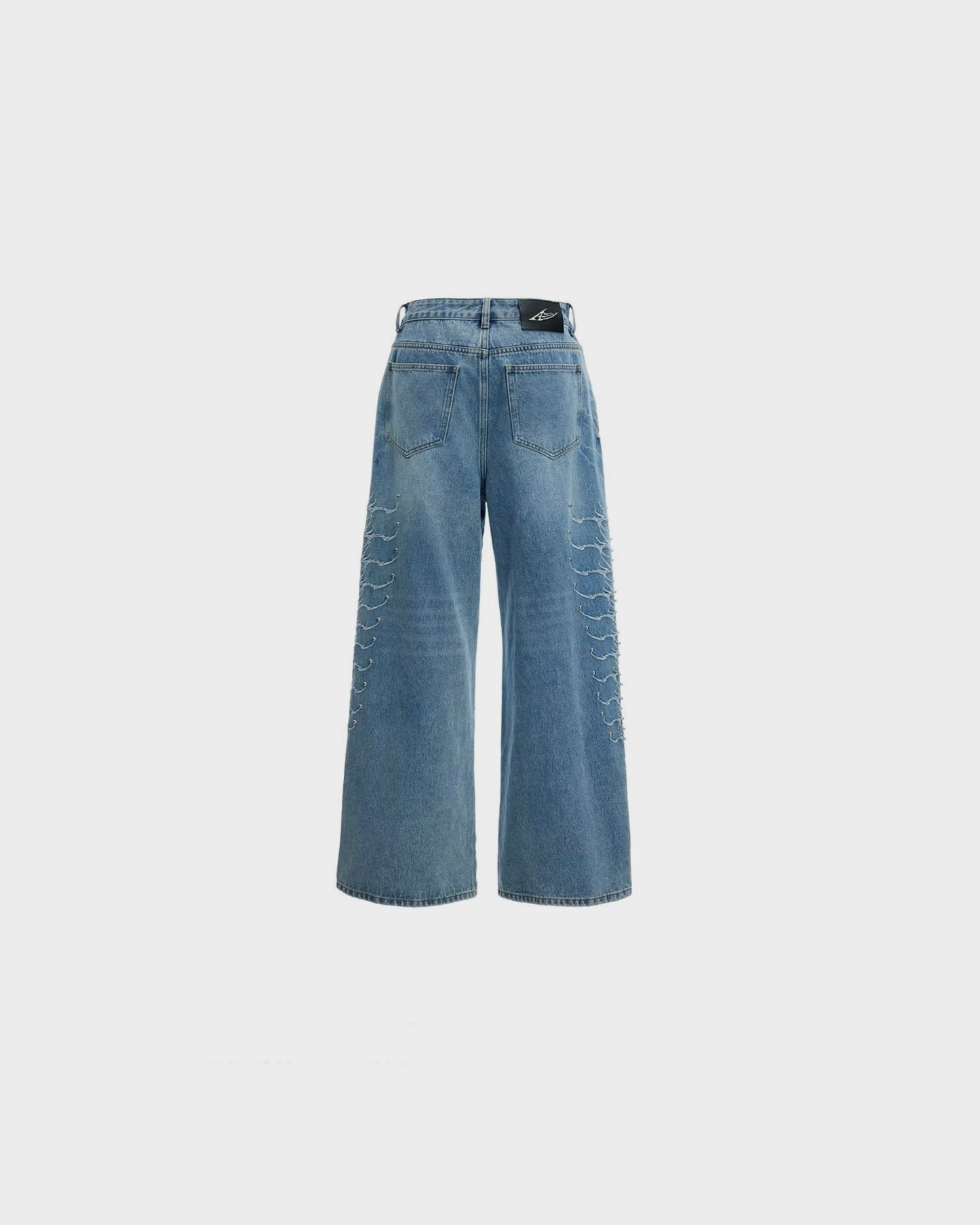 Beaded Nebula Flare Jeans