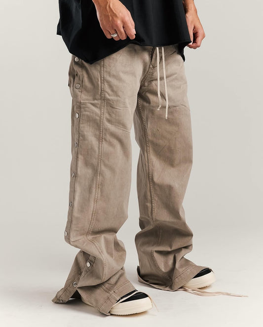 Tear-away Wide Leg Pusher Pants