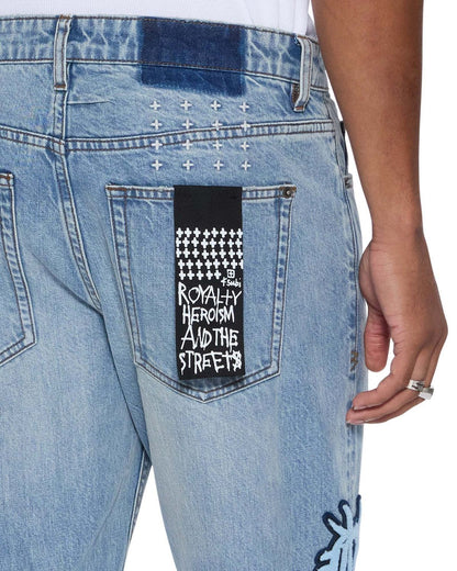 Ksubi Bronko Striker Patched Jeans