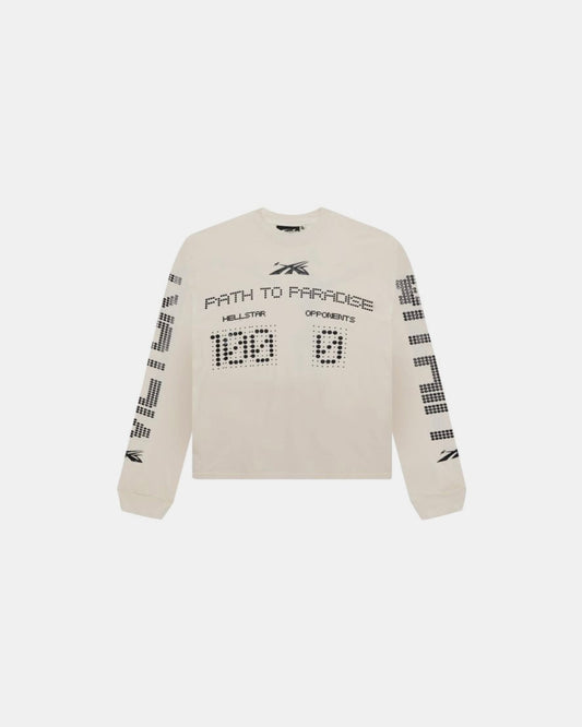 HS Scoreboard Long-Sleeve Tee ‘Ecru’