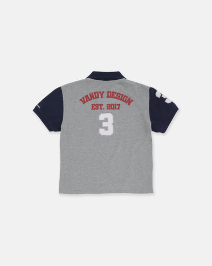 VTP PANELED PIQUE SHIRT - MELANGE GREY