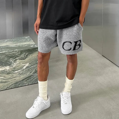 CB Intarsia Knit Shorts