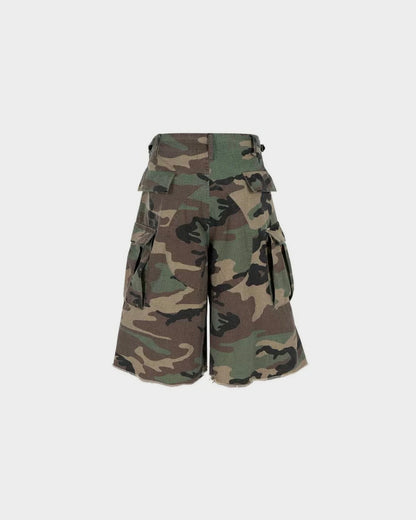 Camo 3/4 Cargo Shorts