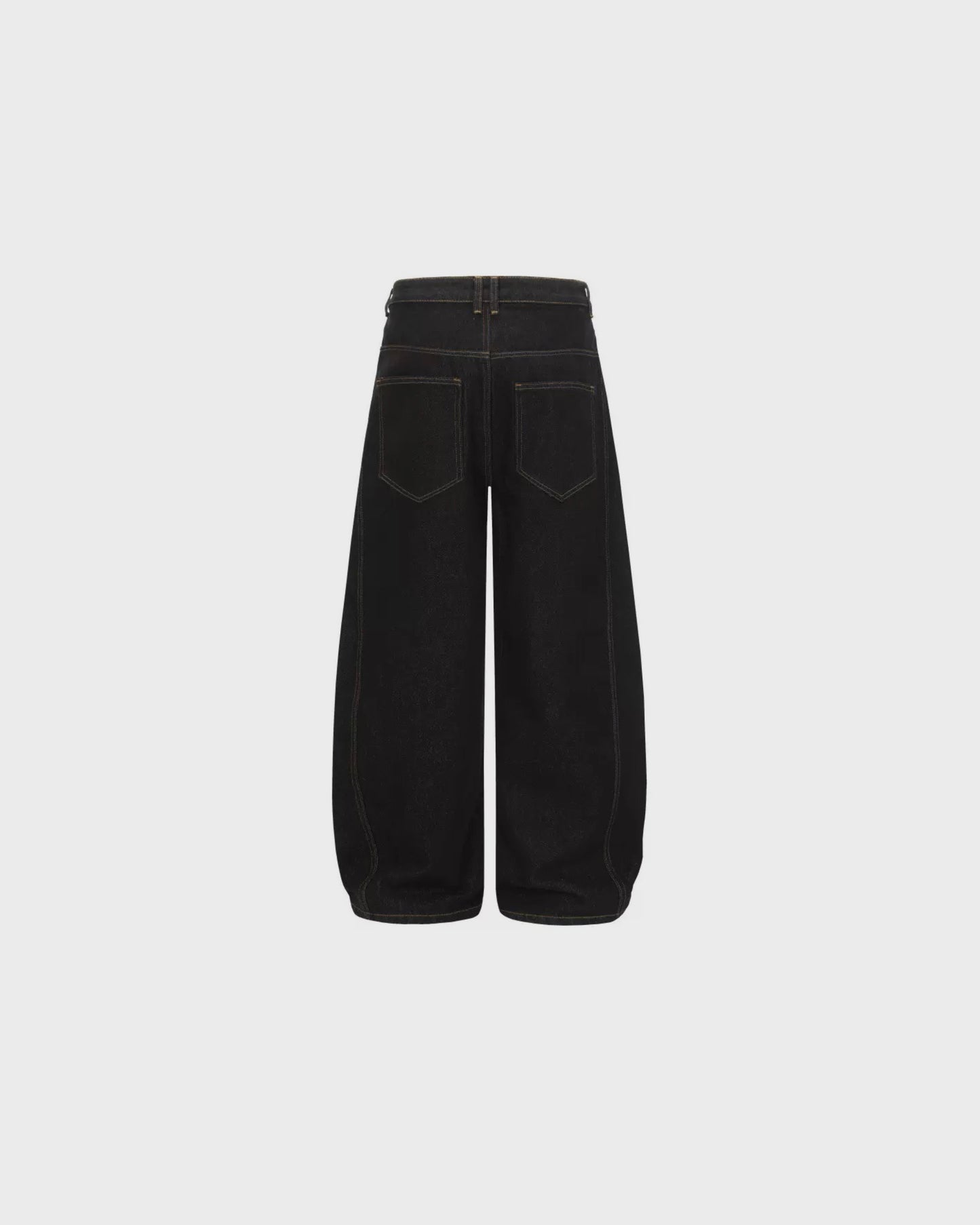 Black Meridian Asymmetric Denim
