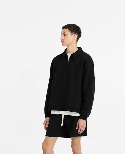 Boxy-Fit Quarter Zip