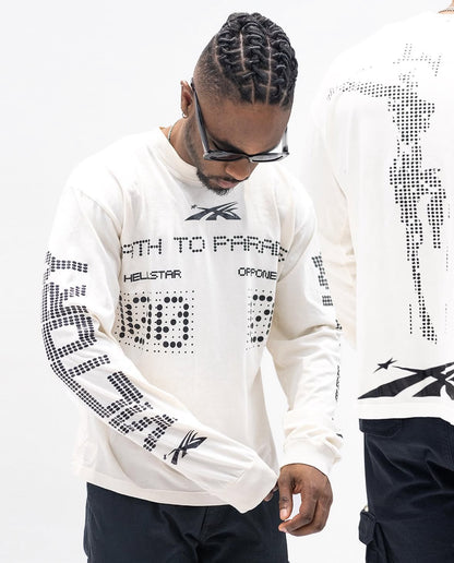 HS Scoreboard Long-Sleeve Tee ‘Ecru’