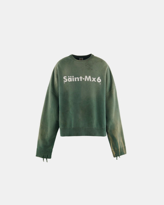 Saint Mxx “YOUTH” Distressed Sweat