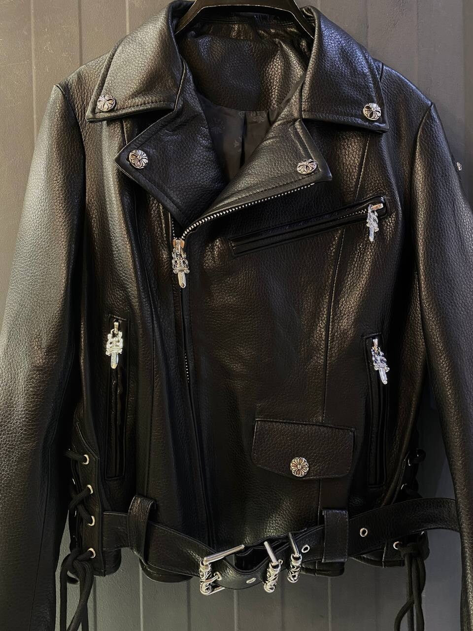 Chrome Hearts Leather Jacket