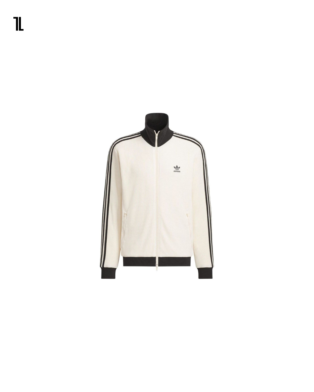 WAFFLE BECKENBAUER TRACK TOP - WONDER WHITE