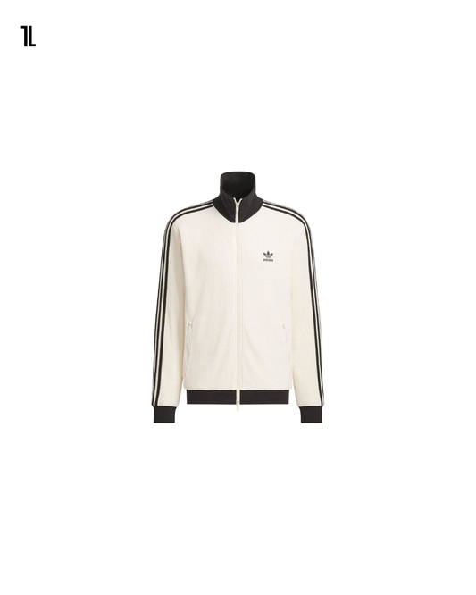 WAFFLE BECKENBAUER TRACK TOP - WONDER WHITE