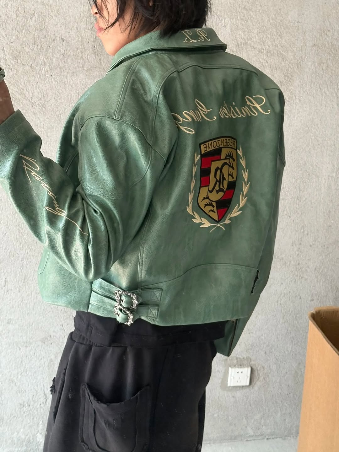 REGEN ZONE 24FW “Lord Of War” Leather Jack