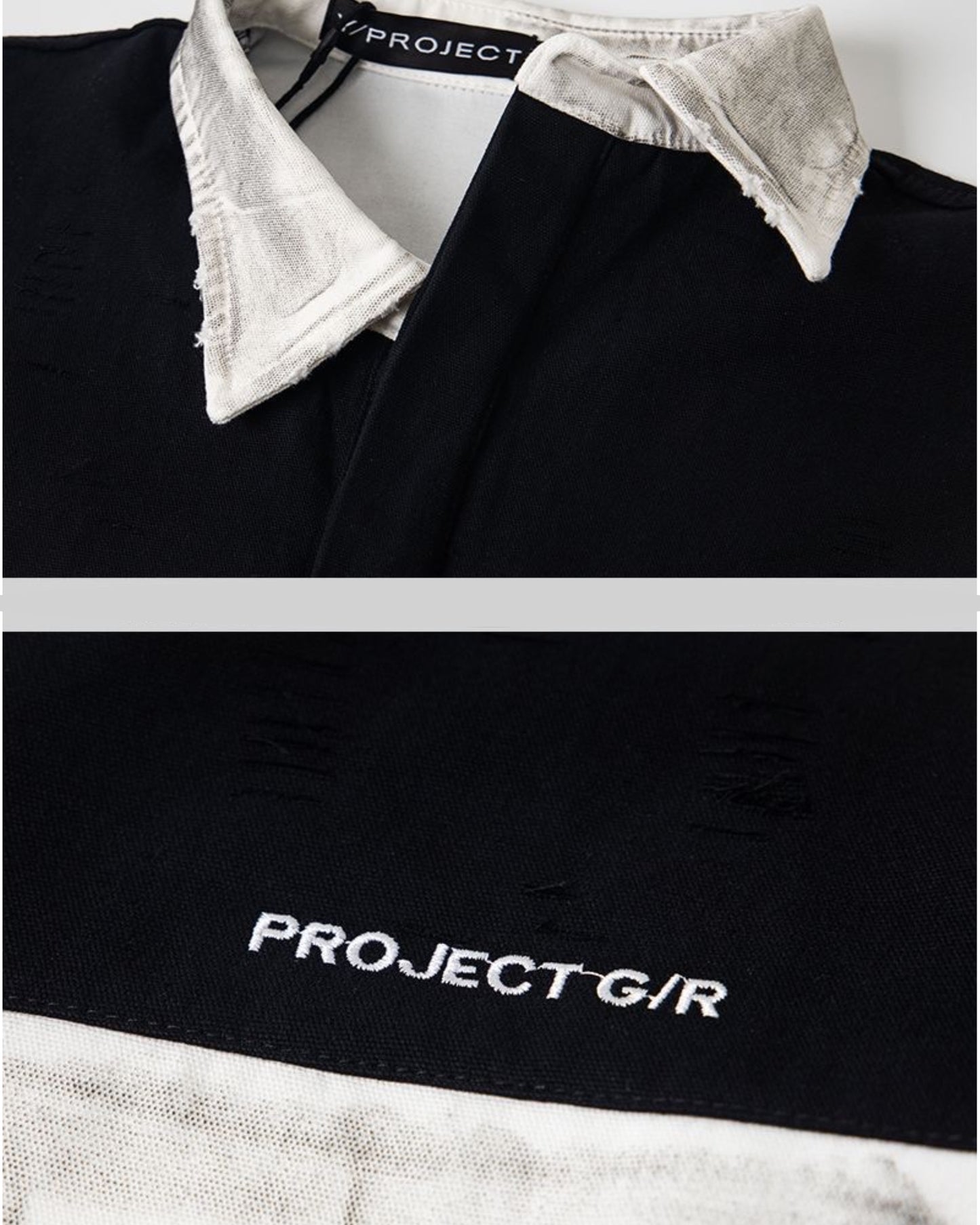 Project G/R Distressed Rugby Top