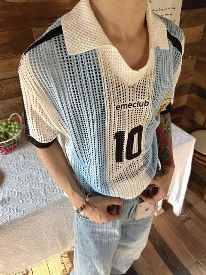 EME CLUB KNIT JERSEY TOP