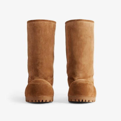 Balenciaga Alaska Faux Shearling Low Boots