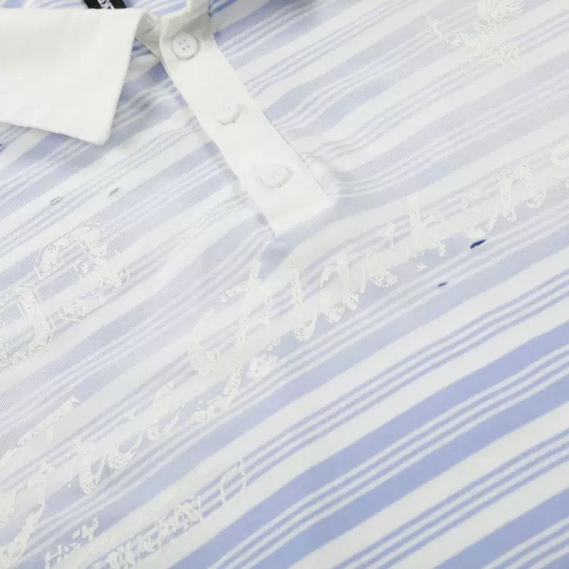 BLACK-ENERGY STRIPED POLO