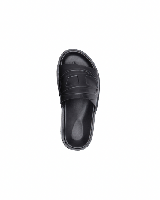 Minimal Black Slide Sandals