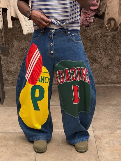 Reworked Sports Panel Denim