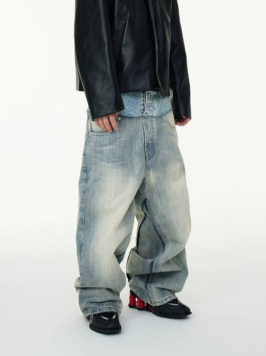 MJK Layered Two Tone Denim
