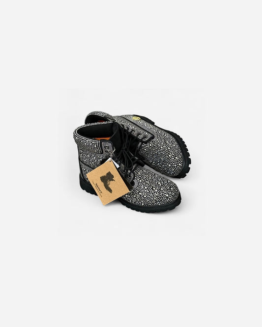 Custom Swarovski Timberland 6-inch Boots