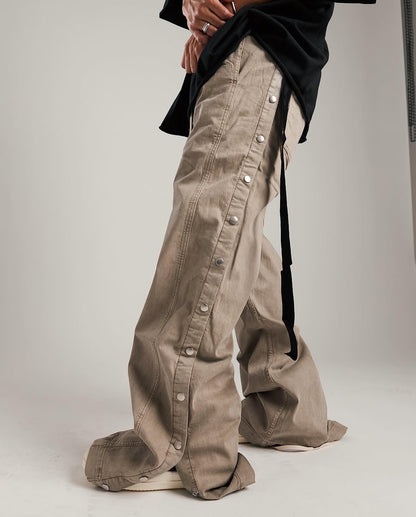 Tear-away Wide Leg Pusher Pants