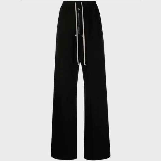 RICK OWENS Black Porterville Wide Bela Trousers