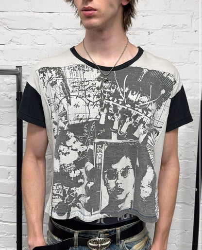 The Chronicler Crop Raglan Tee