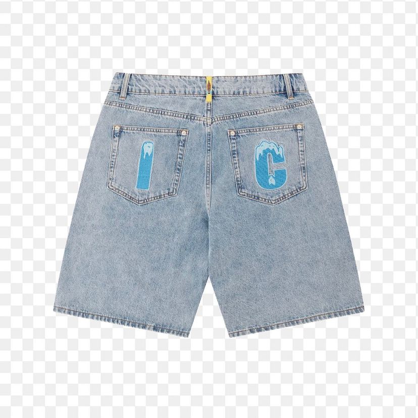 BBC Ice Cream Running Dog Jorts