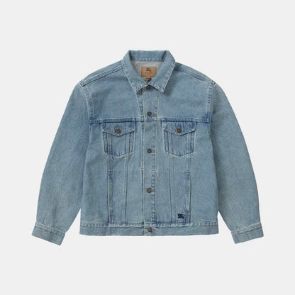 Supreme Burberry Denim Trucker Jacket