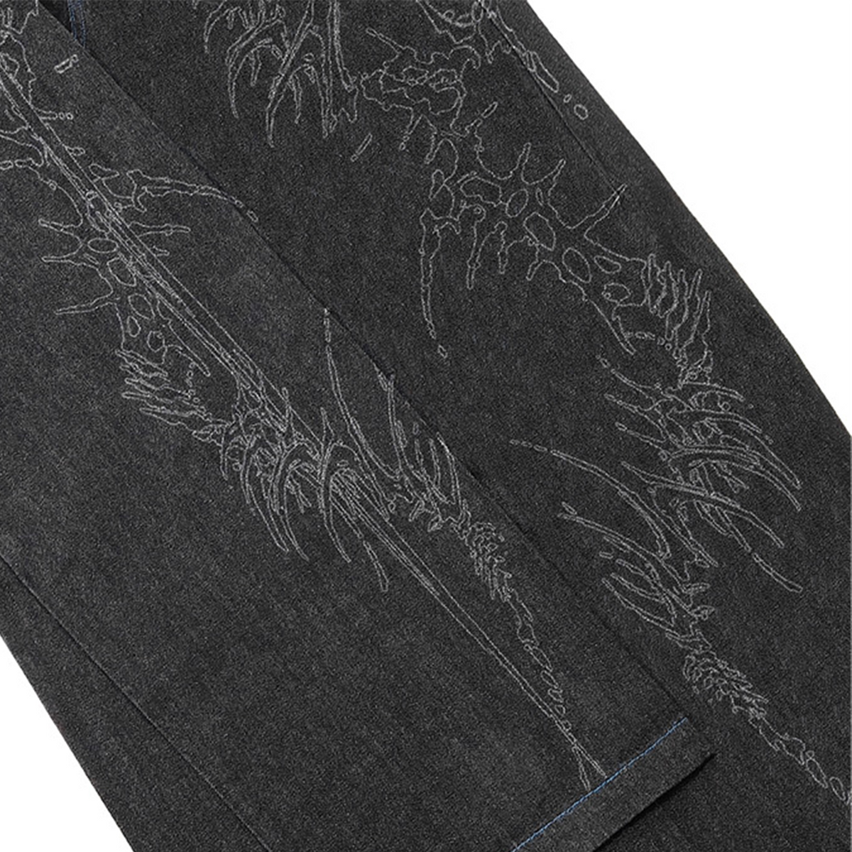 FROSTVEIN LASER WIDE-LEG DENIM