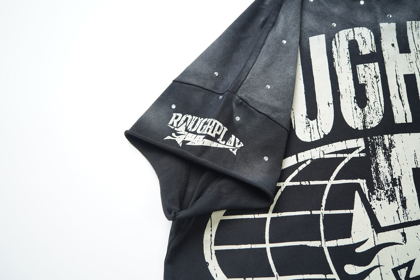 ROUGHPLAY “Battle Wounds” Cut-Off Tee