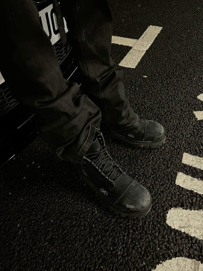 Strike Boots 001 — Destroyed Black