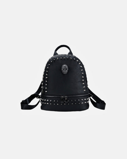 Skull Rivet Backpack – Noir Edge