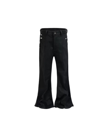 SCULPTED FLARE TROUSERS