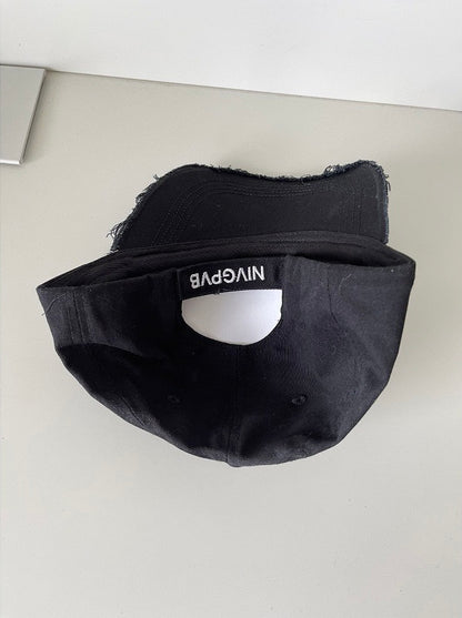 No Emotion Distressed Hat
