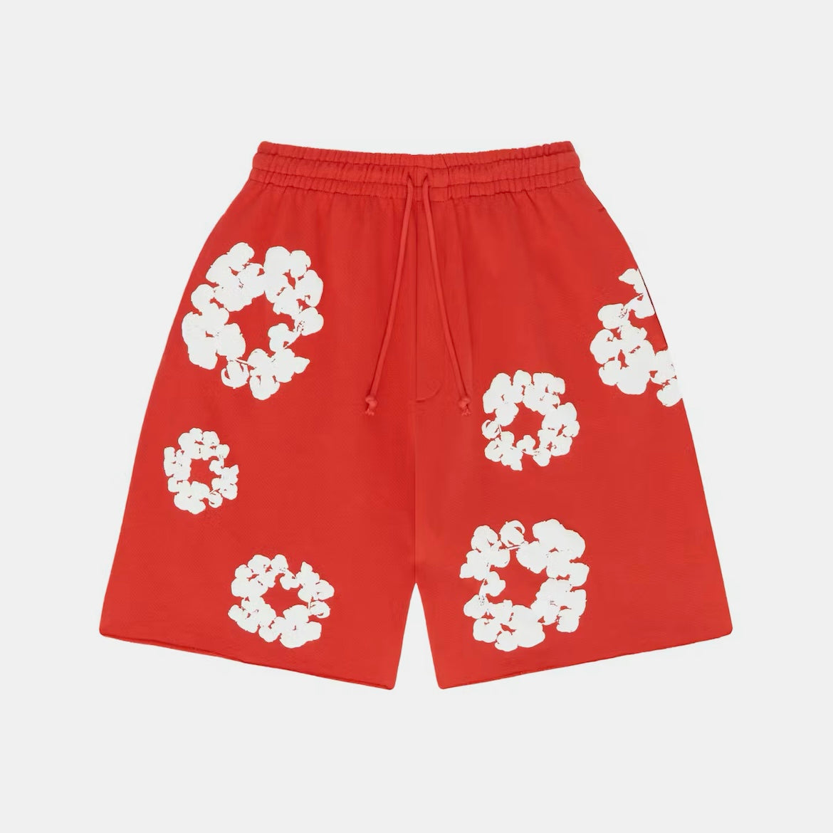 Denim Tears Cotton Wreath Shorts - Red