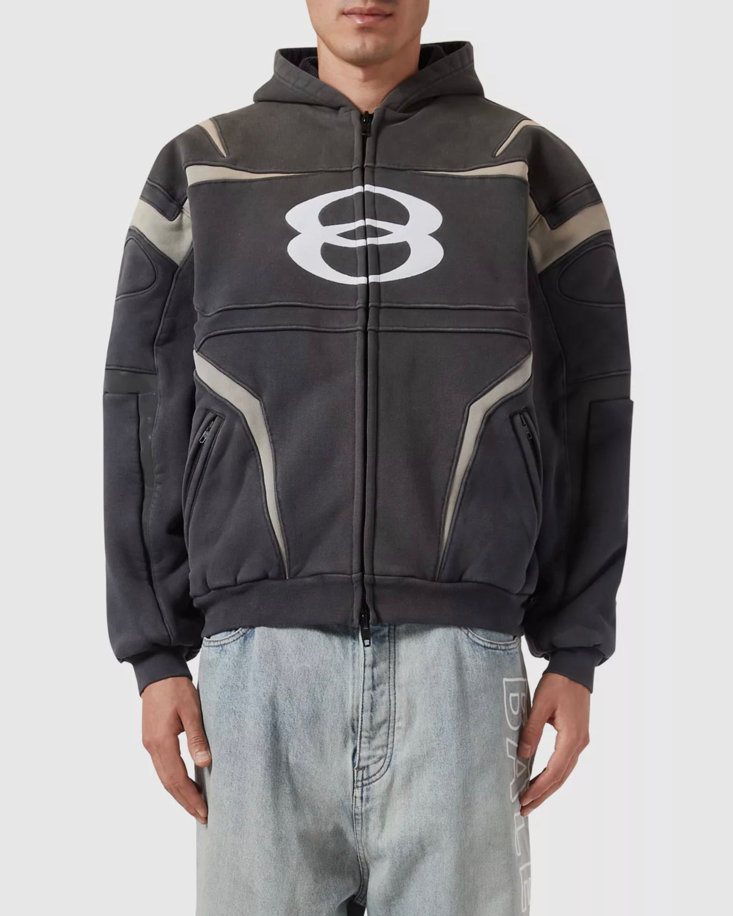 8 Motocore Padded Hoodie