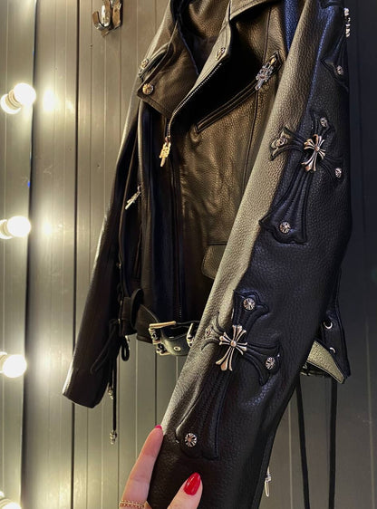 Chrome Hearts Leather Jacket