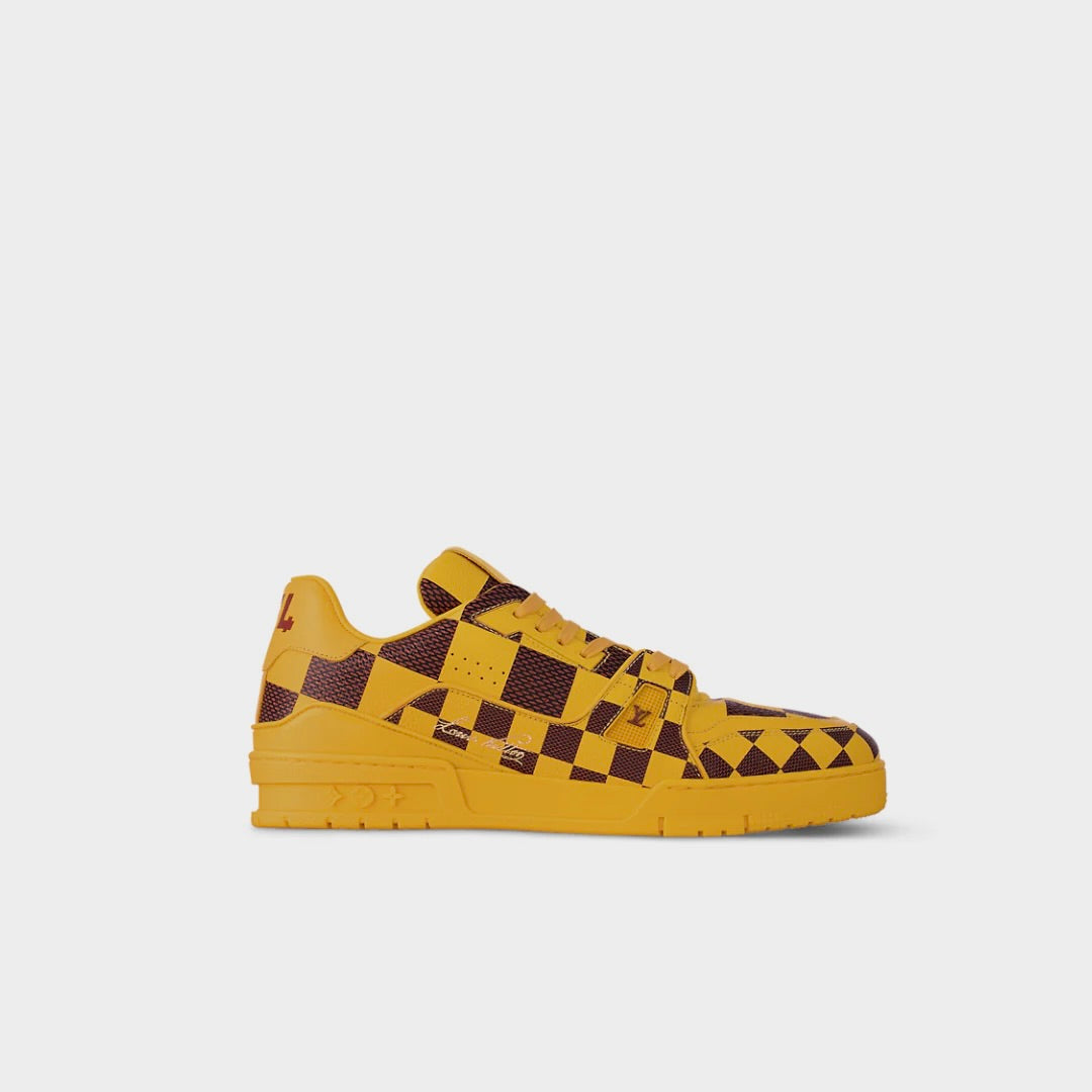 LV Damier Trainer Sneaker - Yellow