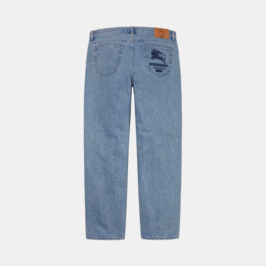 Supreme Burberry Denim Trucker Pants