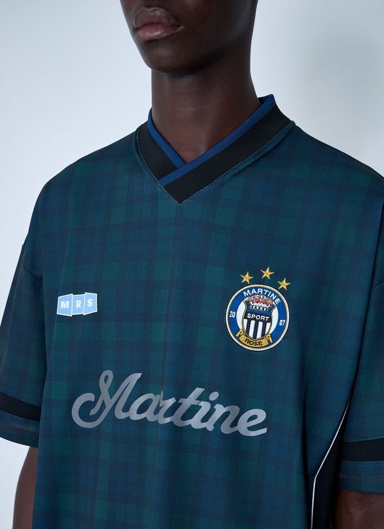 Martin Rose Tartan Football Shirt