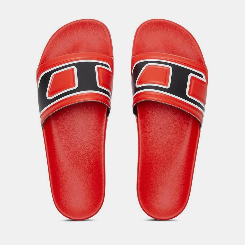 Sa-Mayemi D - Pool slides with embedded D logo