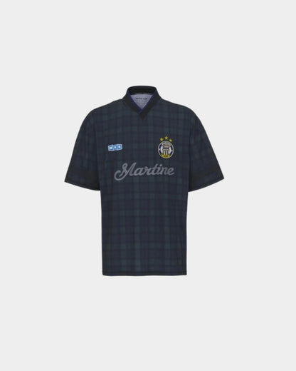 Martin Rose Tartan Football Shirt