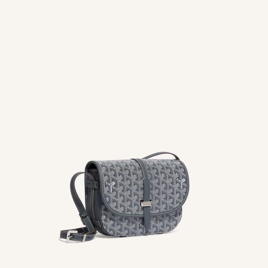 Goyardine Belvédère Messenger Bag - Grey