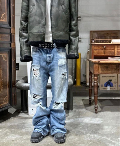 Strike Boots 001 — Destroyed Black