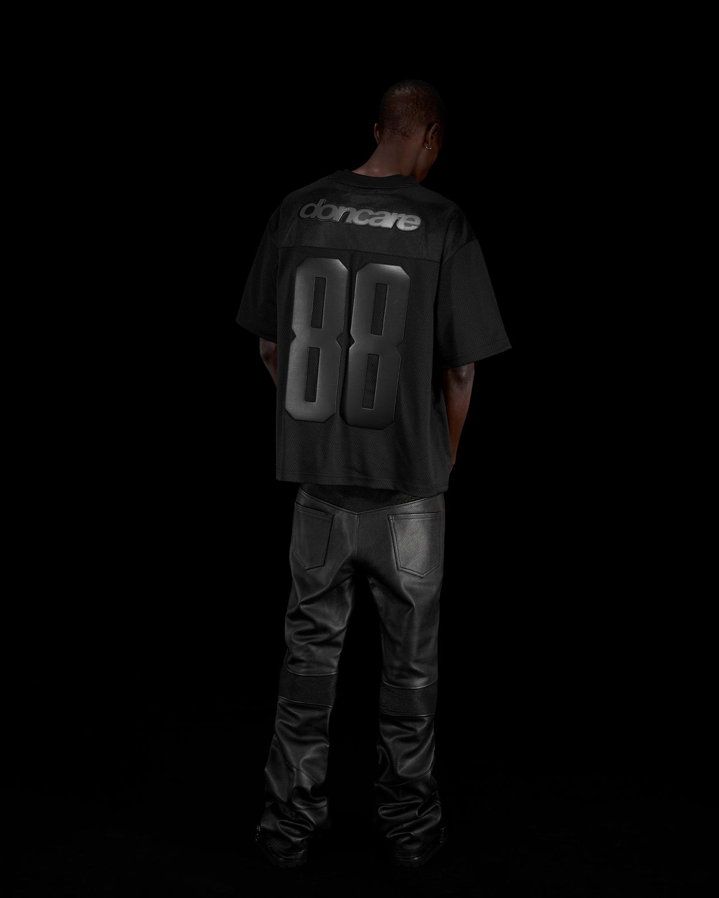 Doncare Triple Black Leather Jersey