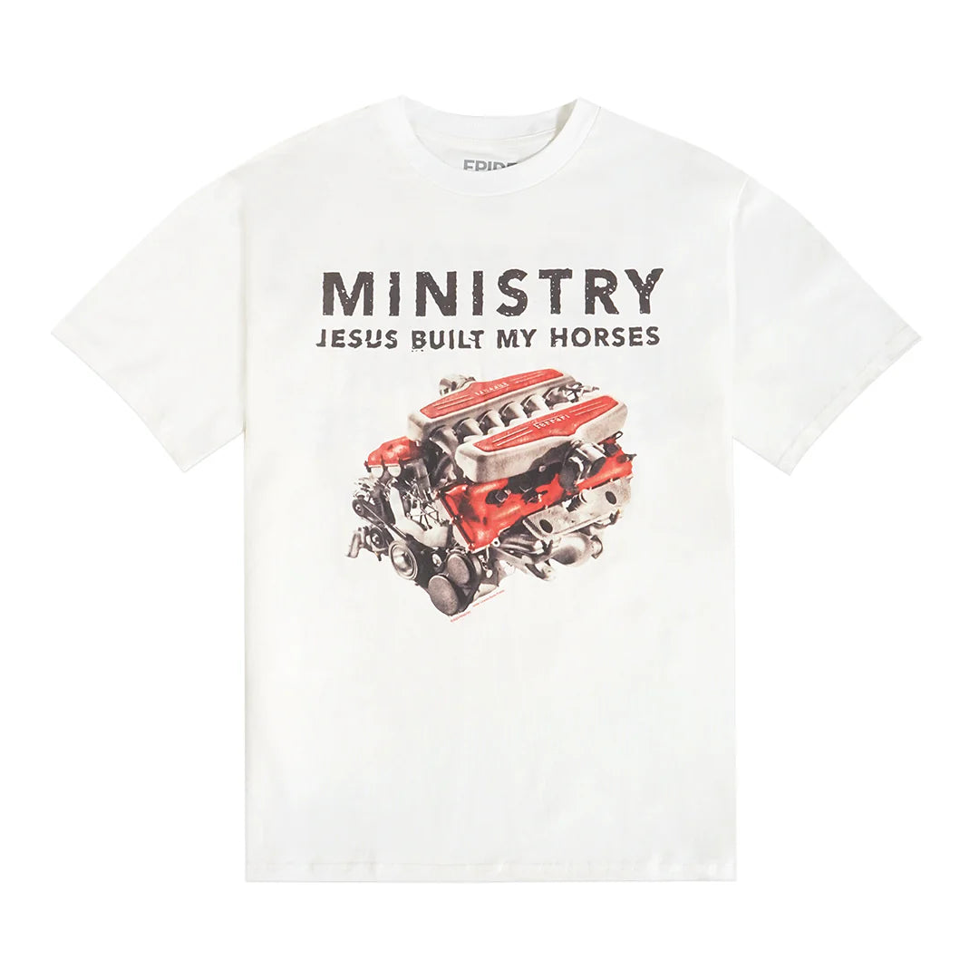 Ministry “Jesus Built My Horses” Graphic Tee