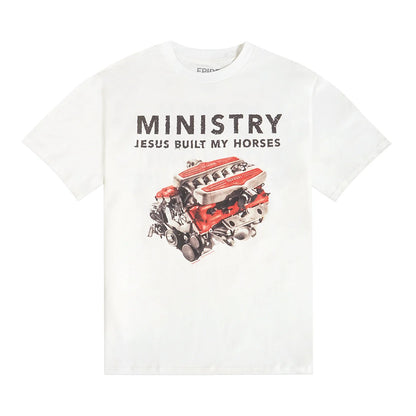 Ministry “Jesus Built My Horses” Graphic Tee